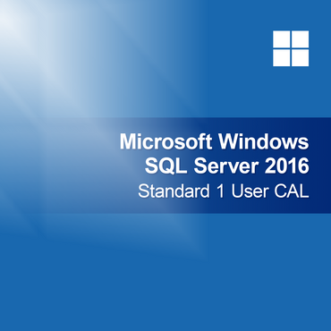 Microsoft SQL Server 2016 Standard 1 użytkownik CAL