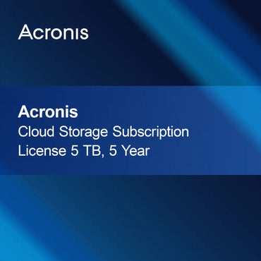 Licenca za naročnino Acronis Cloud Storage 5 TB, 5 let