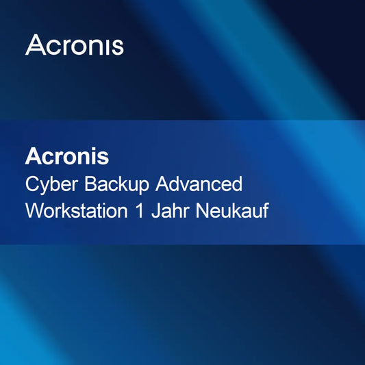 Acronis Cyber Backup Zaawansowana Stacja Robocza