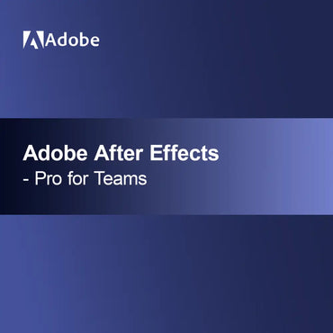 Adobe After Effects - Pro pro týmy