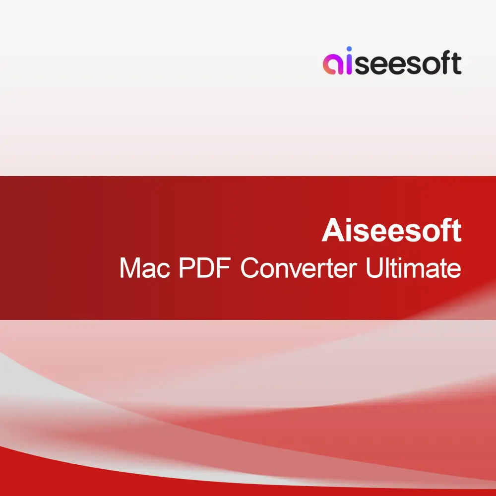 Aiseesoft Mac PDF Конвертор Ultimate