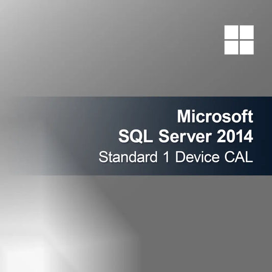 Microsoft SQL Server 2014 Standard 1 urządzenie CAL