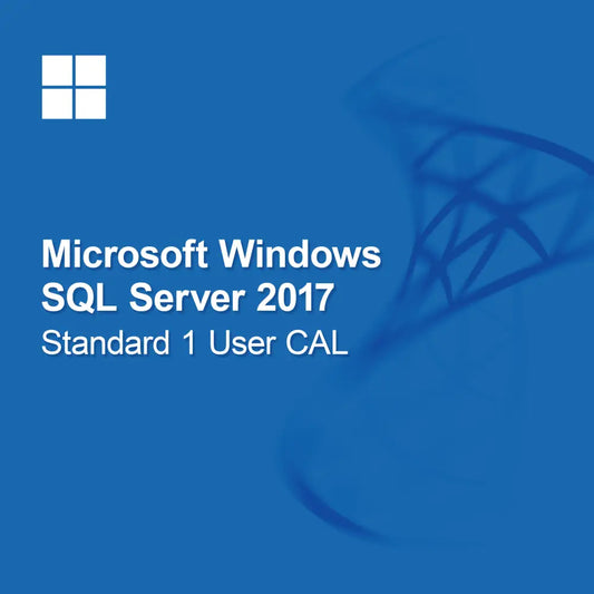 Microsoft SQL Server 2017 Standard, 1 licencja CAL użytkownika