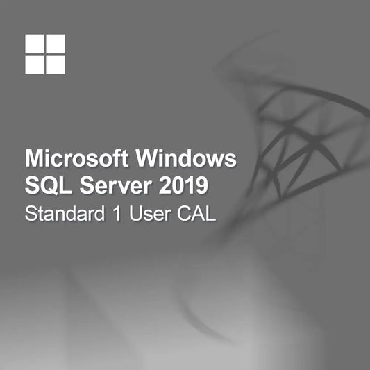 Microsoft SQL Server 2019 Standard 1 użytkownik CAL