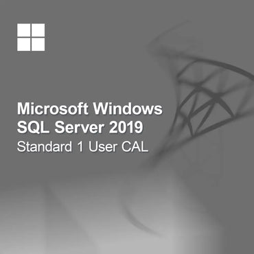 Microsoft SQL Server 2019 Standard 1 użytkownik CAL