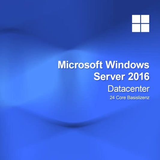 Licenza base Microsoft Windows Server 2016 Datacenter 24 Core