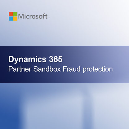 Dynamics 365 Partner Sandbox zaščita pred prevarami